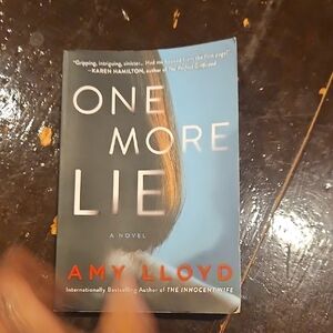 One More Lie by Amy Lloyd - Gray and White Cover